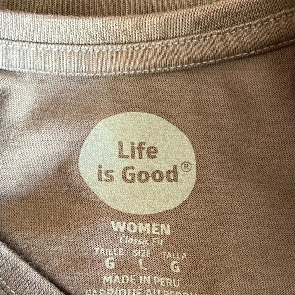 Life is Good women’s long sleeve tee - size large - Picture 3 of 3